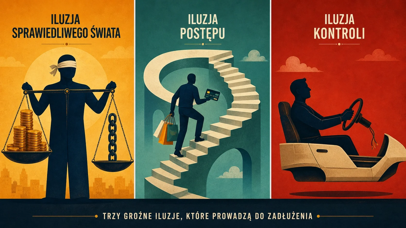Trzy iluzje: sprawiedliwego świata, postępu, kontroli
